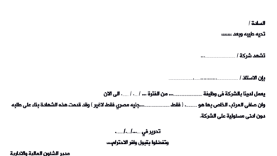 نموذج مفردات مرتب