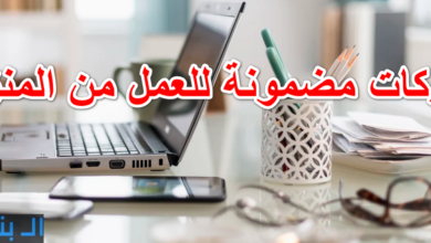 شركات مضمونة للعمل من المنزل