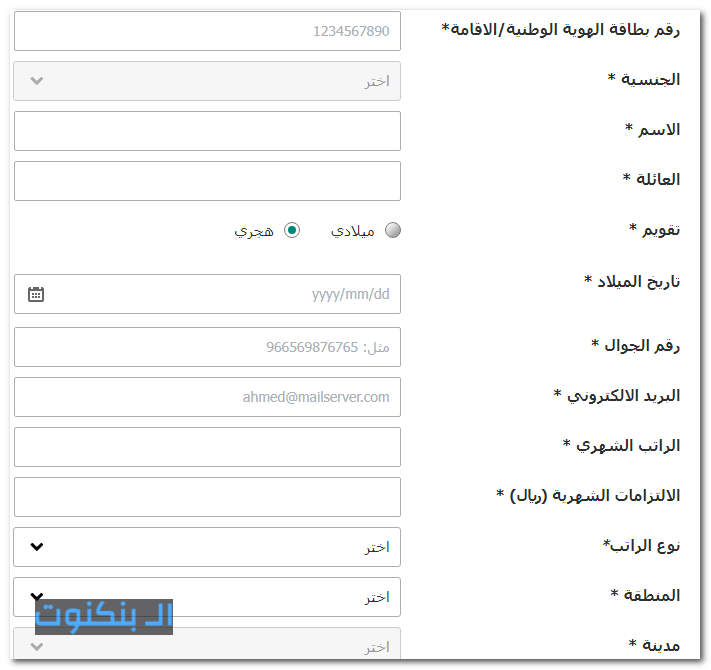 البيانات المطلوبة في استمارة استخراج فيزا